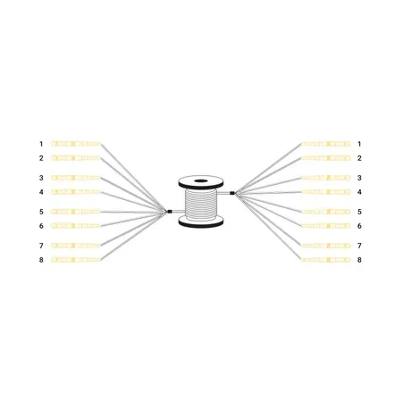 Digitus fiberkabel OS2, LC till LC, 100 m