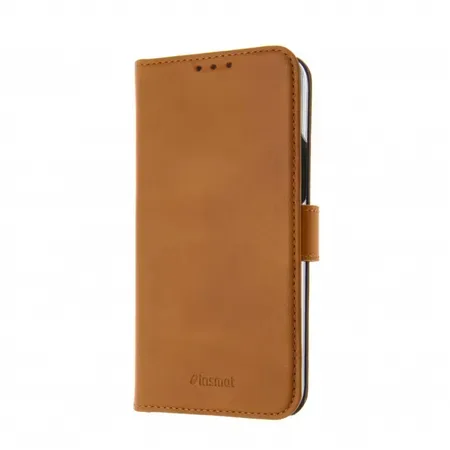 Insmat 650-3108 folio-fodral till iPhone 14 Plus, brun