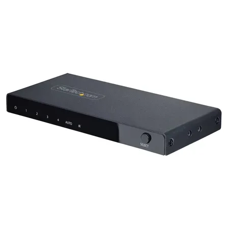 StarTech.com 4-Port 8K HDMI Switch, HDMI 2.1 Switcher 4K 120Hz HDR10+, 8K 60Hz UHD, HDMI Switch 4 In
