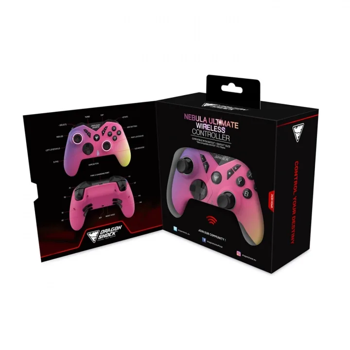 DragonShock Trådlös Kontroll Nebula Ultimate för NSW Candy