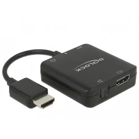 Delock HDMI Audio Extractor 4K 60 Hz compact