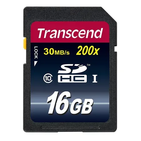 Transcend SDHC-minneskort 16 GB, klass 10
