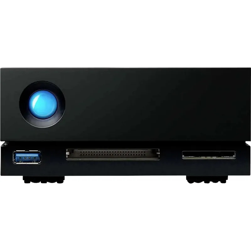 LaCie 1big Dock Thunderbolt 3 STHS8000800 hårddiskarray, 8 TB, svart