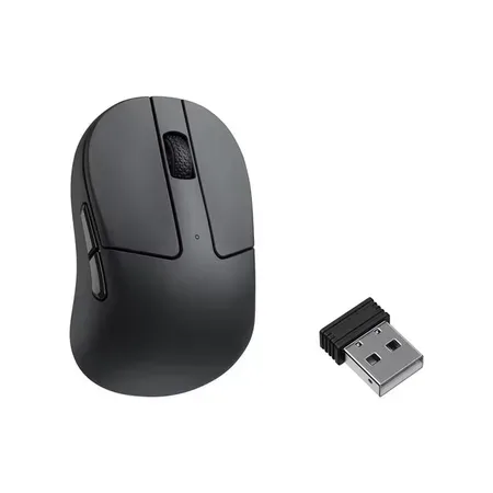 Keychron M4 ergonomisk trådlös mus, 26000 DPI, svart