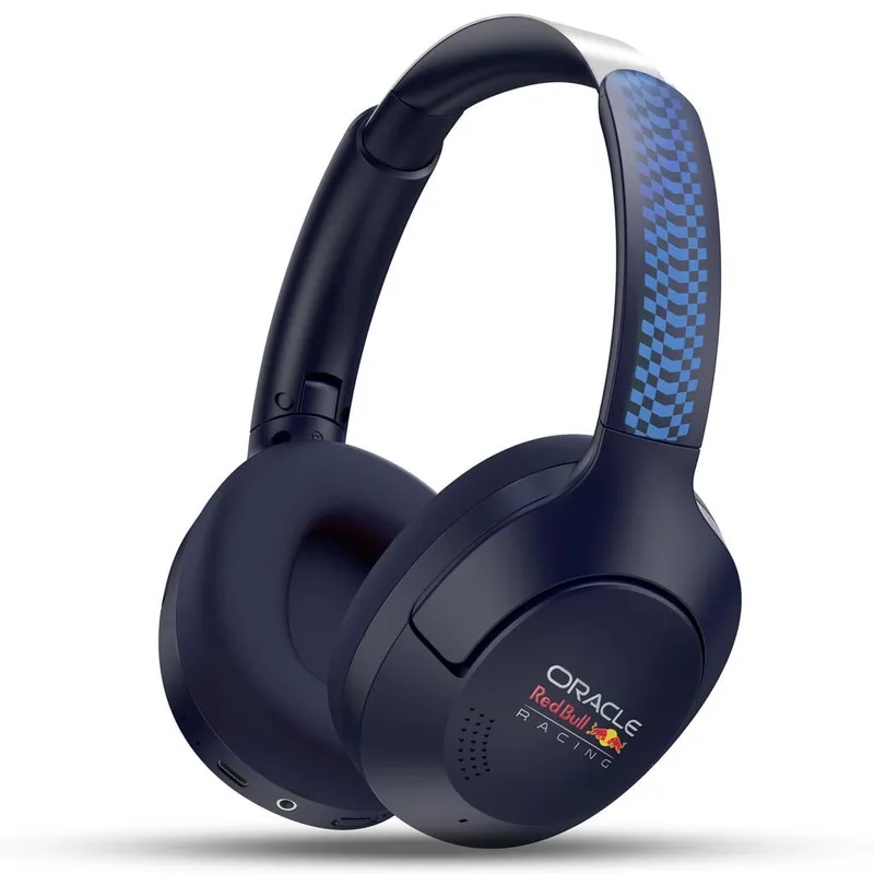 Oracle Red Bull Racing RB-HP160 trådlösa over-ear-hörlurar, blå