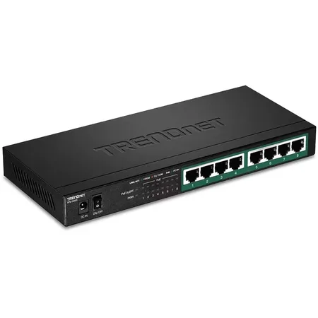 TRENDnet TPE TG83 ohanterad switch, 8 portar