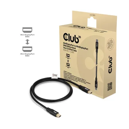 Club 3D - DisplayPort-kabel - Mini DisplayPort till Mini DisplayPort