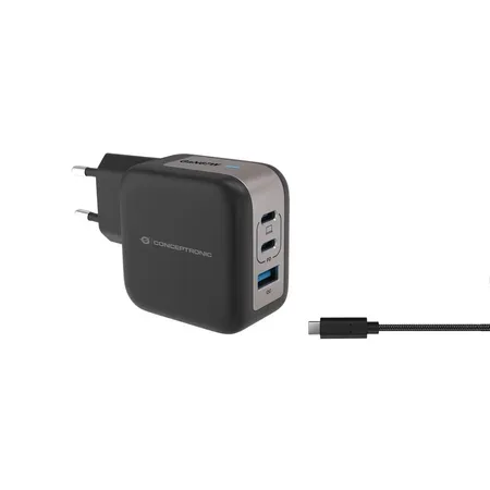 CONCEPTRONIC laddare med 3 portar