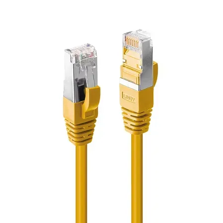 Lindy 45980 nätverkskabel, gul, 0,5 m, Cat6 S/FTP