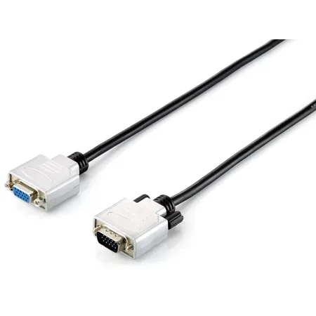 Equip 118855 VGA-kabel 15 m VGA (D-Sub) svart, silver