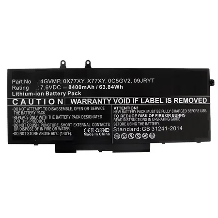 CoreParts batteri till bärbar dator 7,6 V Li-Ion 8000 mAh