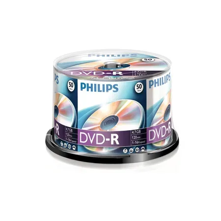 Philips DVD-R DM4S6B50F, 4,7 GB, 50-pack