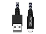 Eaton Tripp Lite Series Heavy-Duty USB-A to Lightning Sync/Charge Cable, MFi Certified