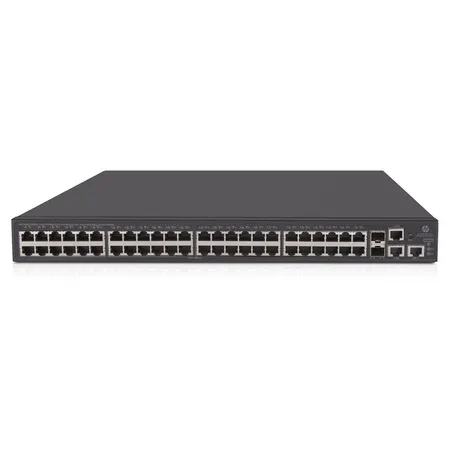 HPE 1950-48G-2SFP+-2XGT-PoE+ hanterad switch, 48 portar