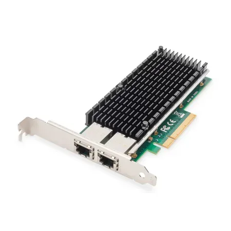 DIGITUS nätverkskort PCIe, 2 portar