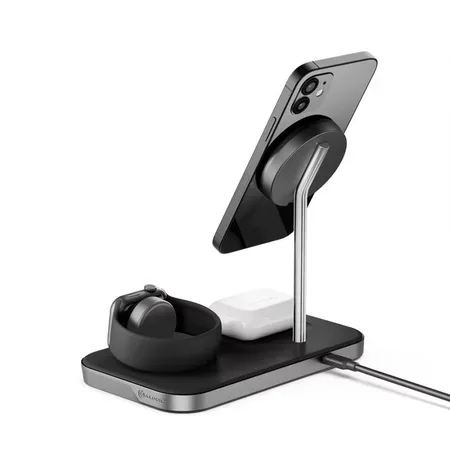 ALOGIC MagSpeed 3-i-1 trådlöst laddställ