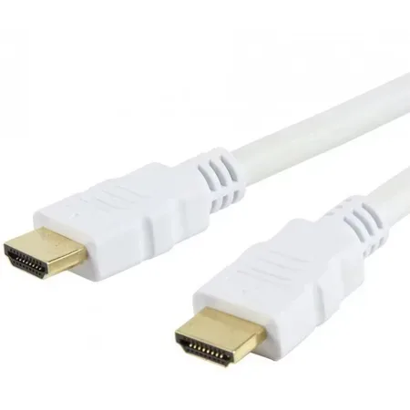 Techly HDMI-kabel med Ethernet 3 m, vit