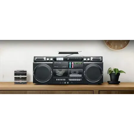 Muse M-380 GB boombox med CD-spelare, svart