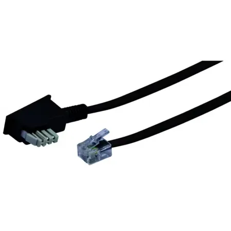 Schwaiger TAE-kabel TAE-N till RJ11 6P4C 10 m svart