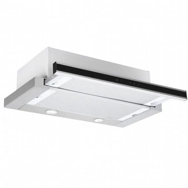 Silverline Diamant 60 cm, stål/svart touchfront