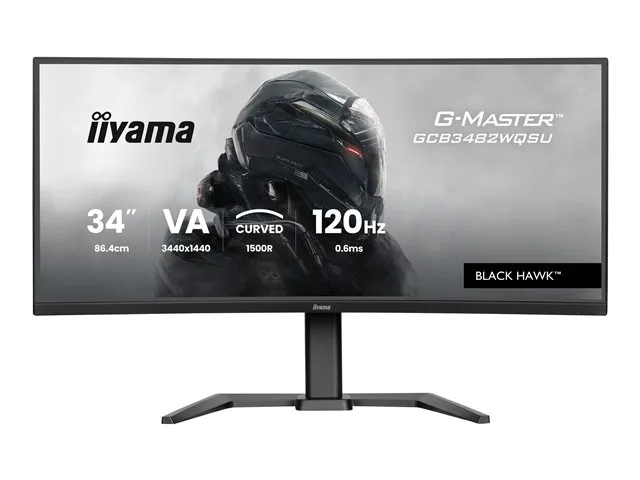 iiyama GCB3482WQSU-B1 skärm, 34 tum, 3440 x 1440, VA