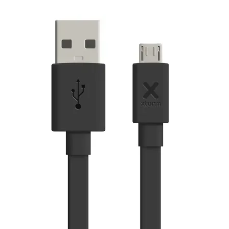 Xtorm platt USB-kabel, USB-A till micro-USB-B