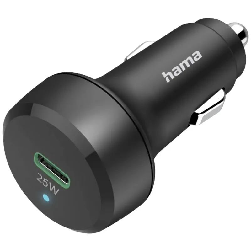 Hama USB-laddare 25.00 W 1x USB-C® Power Delivery Svart Personbil, Lastbil