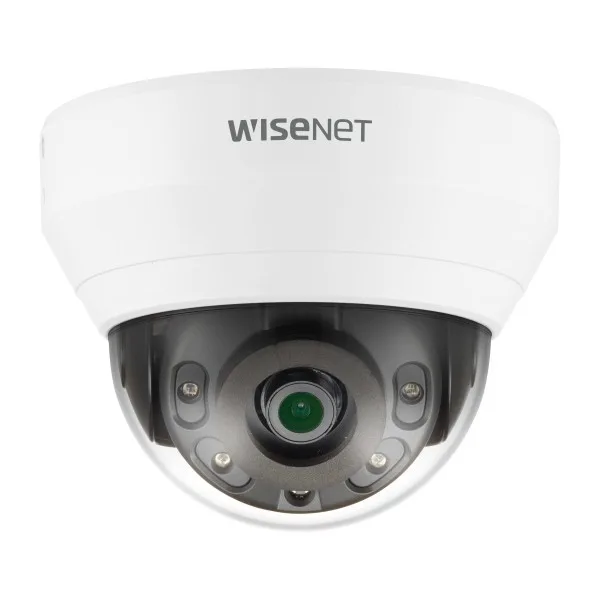 Hanwha 2MP INDOOR 2.8 FIXED WDR Kupol-formad IP-säkerhetskamera inomhus 1920 x 1080 pixlar Tak