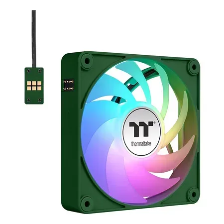 Thermaltake CT140 EX ARGB Sync kylfläkt, Racing Green, 3-pack
