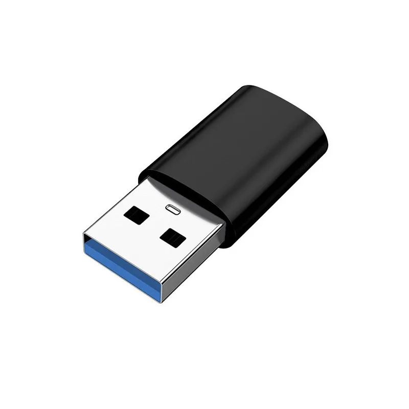 USB 3.0 (hane) till USB-C (hona) adapter Black