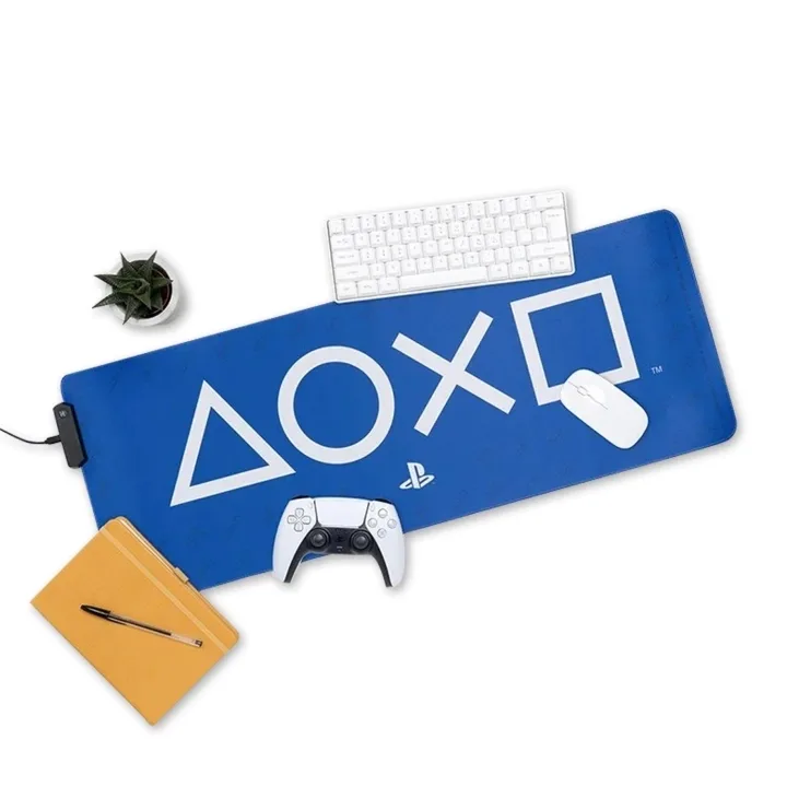 Paladone PlayStation skrivbordsmatta med belysning