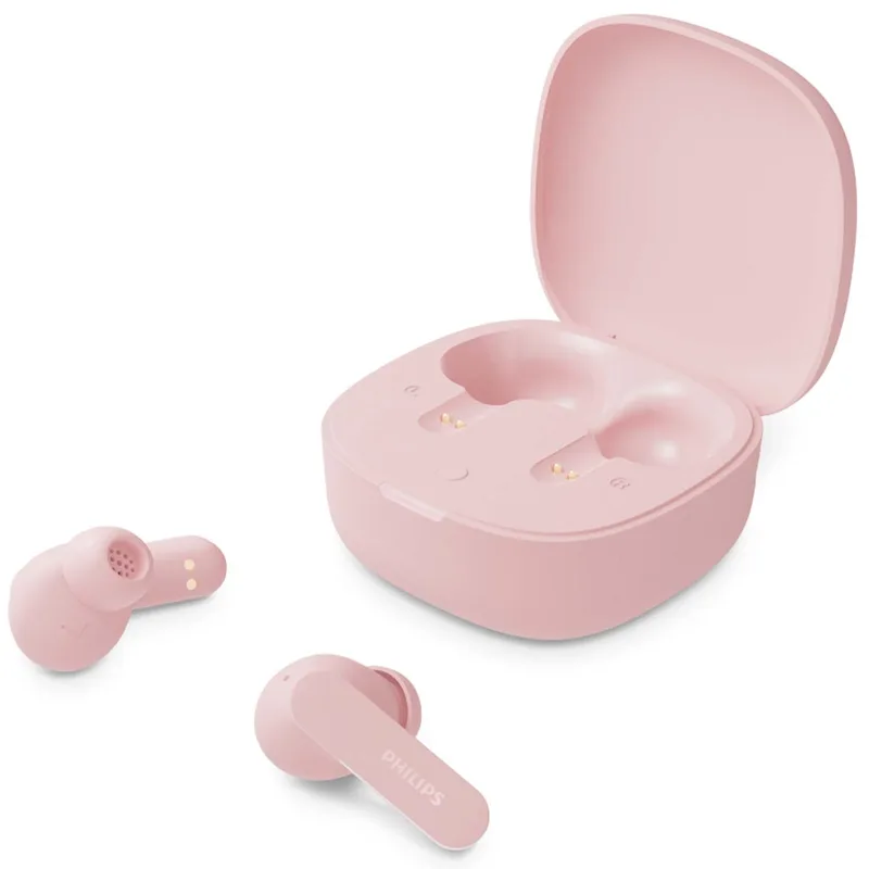 Philips TAT2100 True Wireless-hörlurar, in-ear, IPX4, rosa