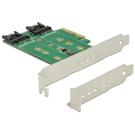 Delock PCI Express Card > 3 x M.2 Slot