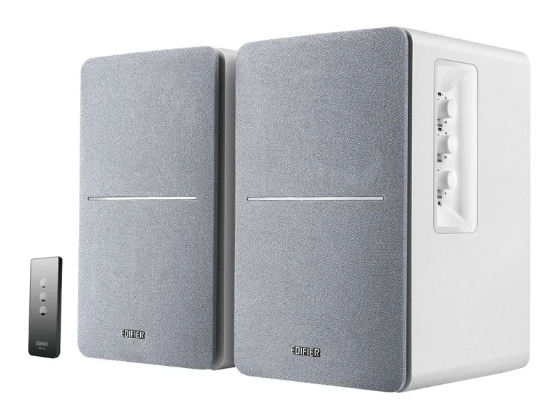 Edifier Studio R1280T 2.0 Högtalarsystem, Vit/Silver
