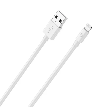 RealPower 385240 mobilkabel USB-A till Lightning 2 m vit