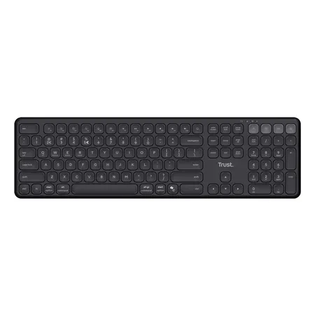 Trust Vaiya trådlöst tangentbord RF + Bluetooth QWERTZ tyskt svart
