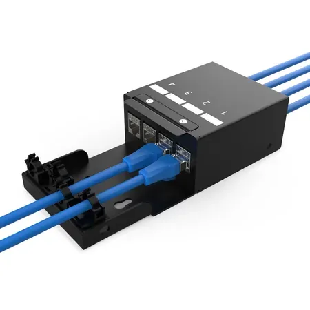 Digitus KONSOLIDERINGSPUNKTSBOX 4-PORTS KEYSTONE-MODULER