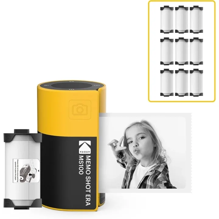 Kodak Memo Shot MS100 direktbildskamera, gul (paket)