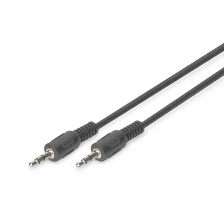 Digitus AK-510100-025-S ljudkabel 3,5 mm, 2,5 m, svart
