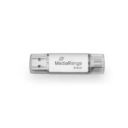 MediaRange MR940-1 USB-minne 512 GB, USB 3.2 Gen 1, silver
