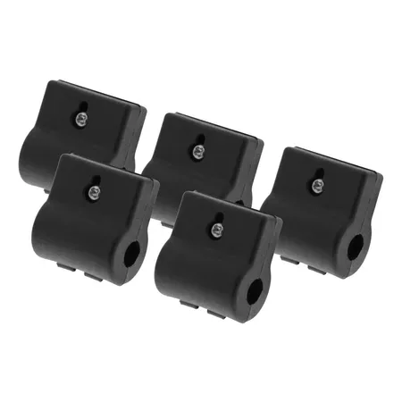 Mounting clips for modular adapter rings, 5-pack, black