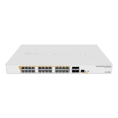 MikroTik CRS328-24P-4S+RM hanterad switch med 28 portar