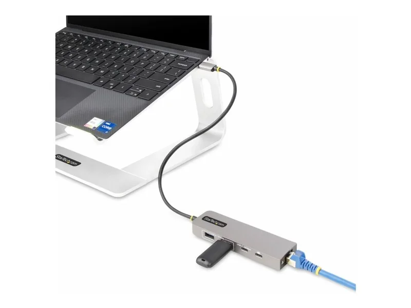 StarTech.com USB-C-hubb med 3 portar och Ethernet