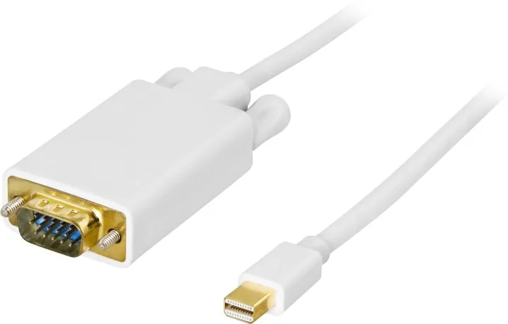 DELTACO mini DisplayPort till VGA(HD15) kabel