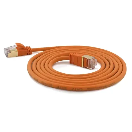 Wantec 7143 nätverkskabel orange 0,25 m Cat7 S/FTP
