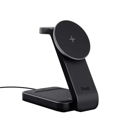 Trust Viro - trådlöst laddställ - magnetisk, 3-i-1