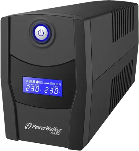 PowerWalker Basic VI 1000 STL UPS, 1000 VA, 600 W