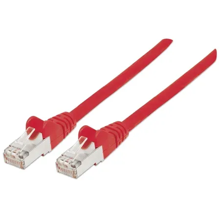 Intellinet 319119 nätverkskabel Cat6a S/FTP, 3 m, röd