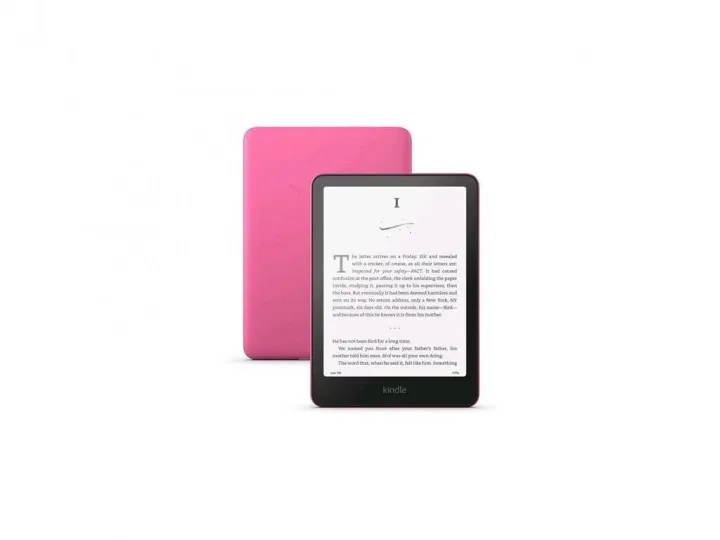 Amazon Kindle Paperwhite 7 läsplatta 16 GB (2024), hallonröd