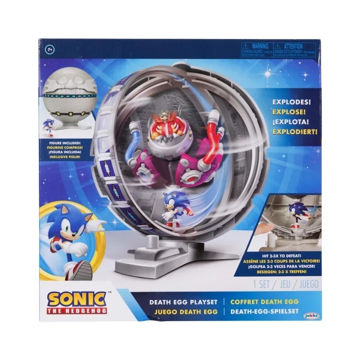 JAKKS Pacific Sonic the Hedgehog lekset Death Egg Battle Set, 2,5 tum